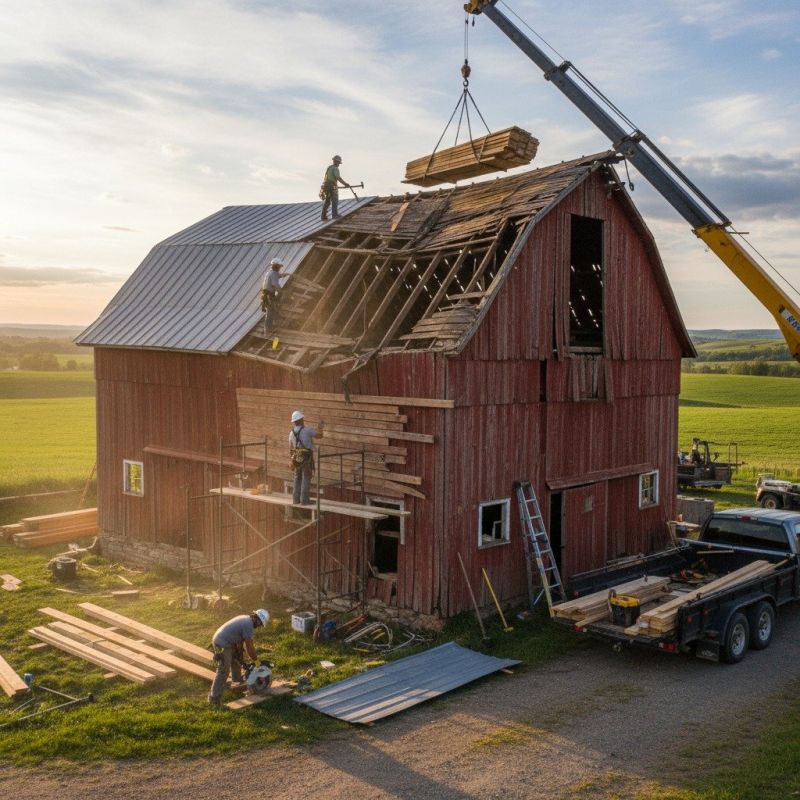 Barn Structural Repair in Wilmington, NC