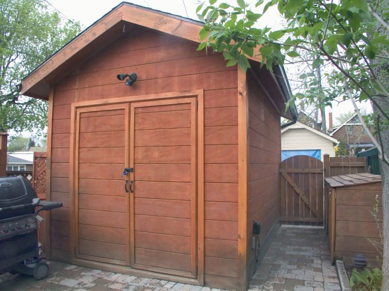 Cedar Shed Installation in Kansas City, KS