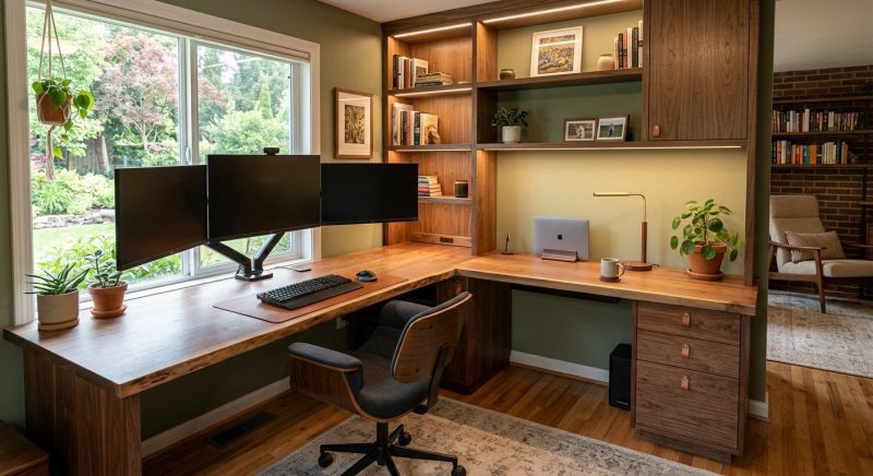 Custom Desk Installation in Frederick, MD