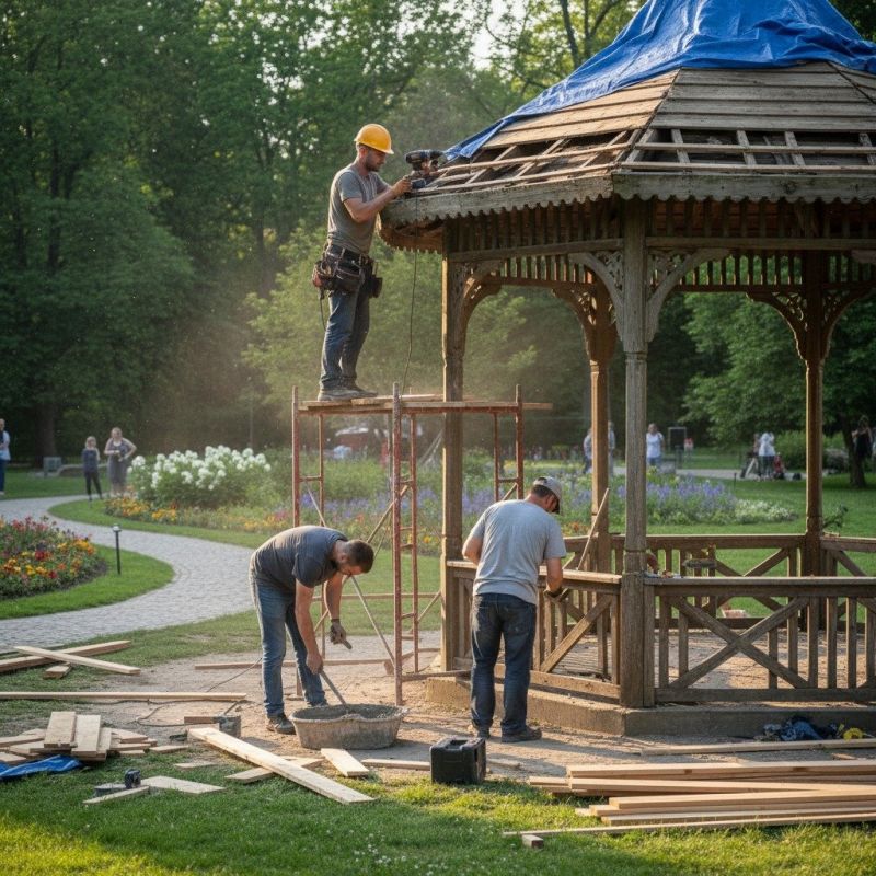 Gazebo Roof Repair in Alpharetta, GA
