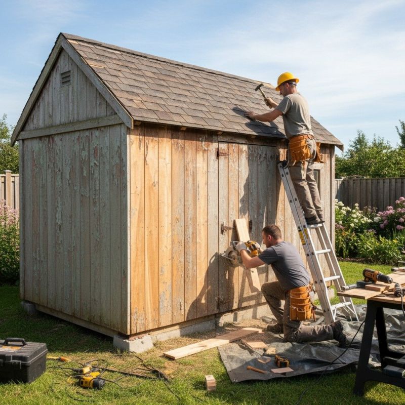Wood Shed Repair in Wilmington, NC