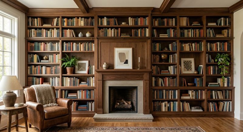 Built In Bookshelves Installation in Alexandria, VA