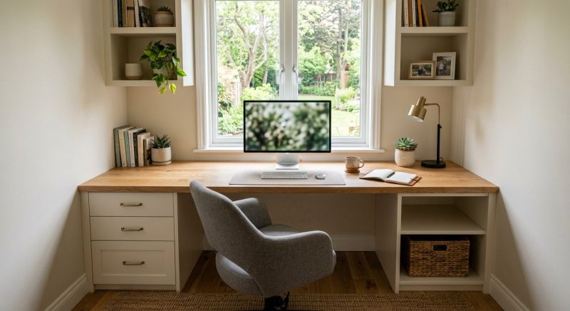 Built In Desk Installation in Winston Salem, NC