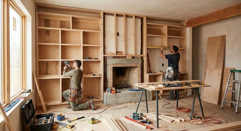 Built In Furniture Construction in Durham, NC