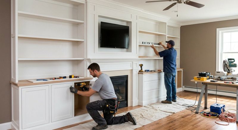 Built In Shelving Service in Durham, NC