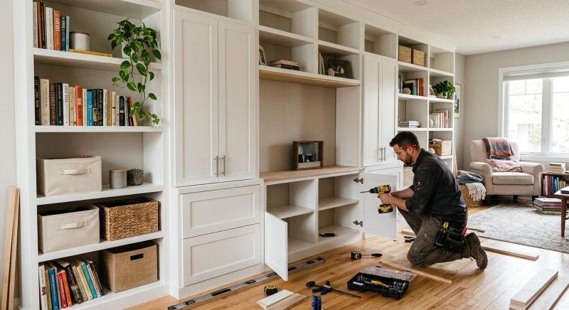 Built In Storage Installation in Fairfax, VA