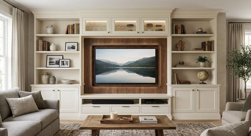 Built In Tv Cabinetry in Winston Salem, NC