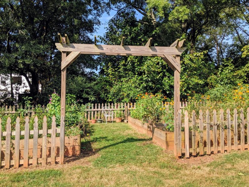 Garden Trellis Installation in Conroe, TX