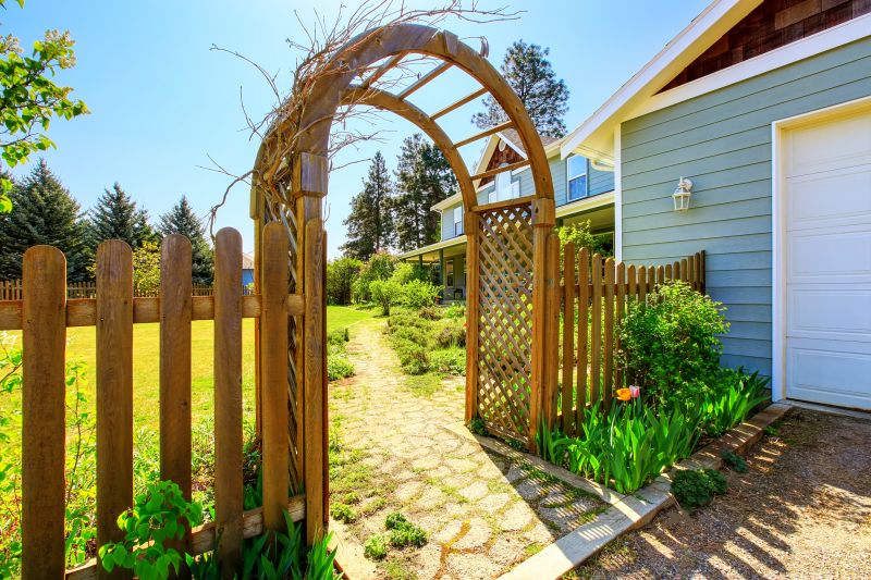Lattice Arbor Installation in Wilmington, NC