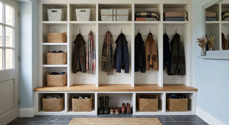 Mudroom Carpentry Installation in Frederick, MD
