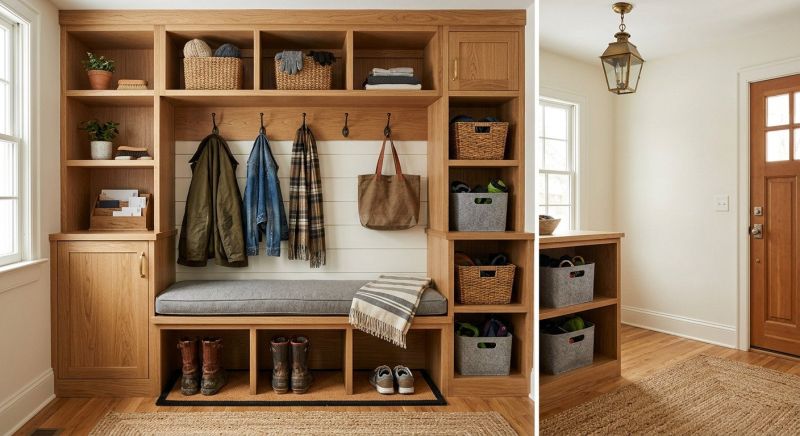 Mudroom Carpentry Installation in Alexandria, VA