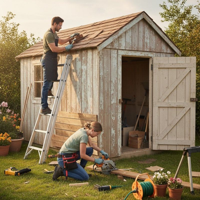 Shed Damage Repair in Conroe, TX