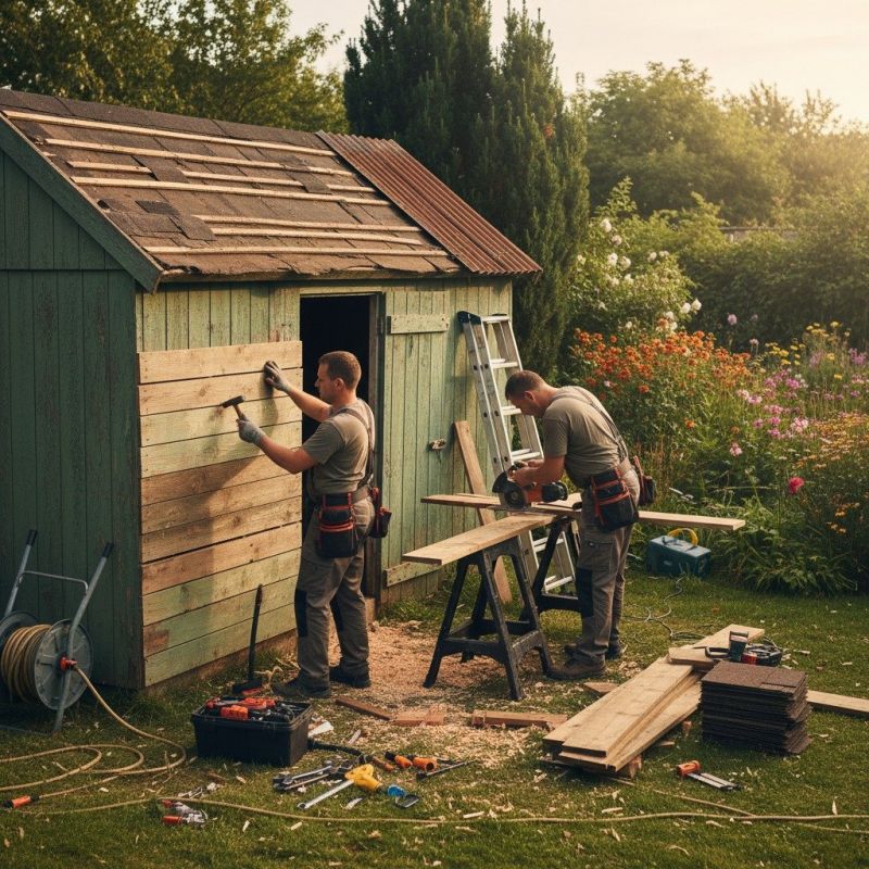 Shed Damage Repair in Alpharetta, GA
