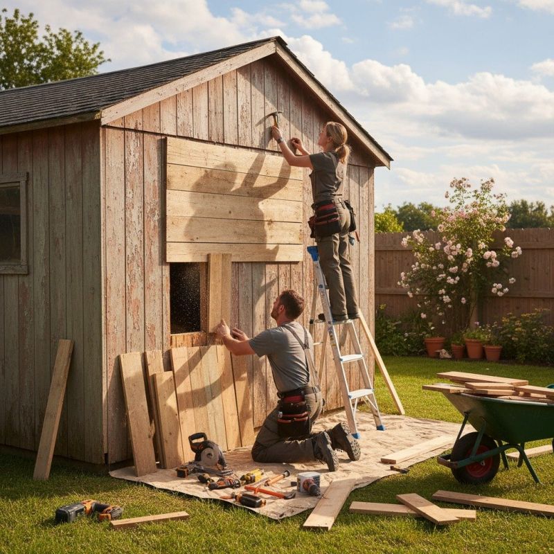 Storage Shed Repair in Alpharetta, GA