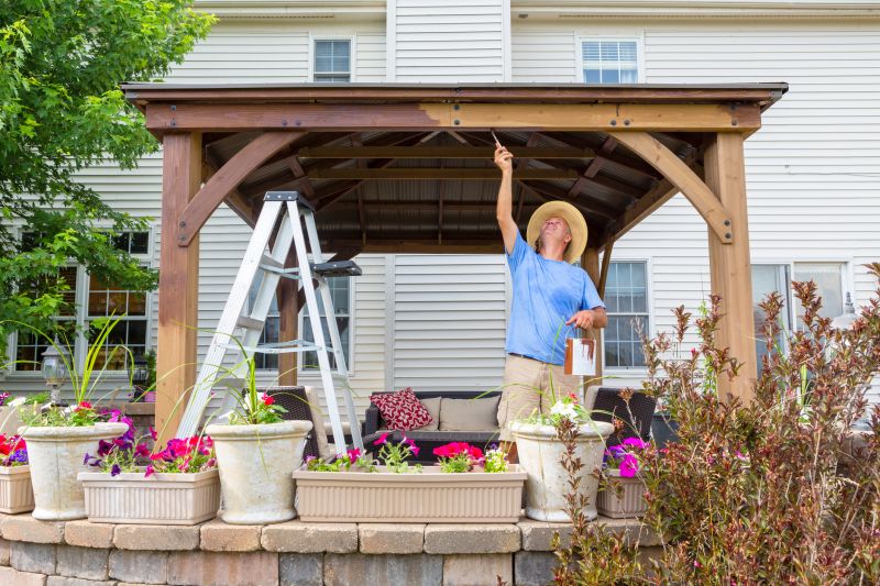 Wood Pergola Installation in Wilmington, NC