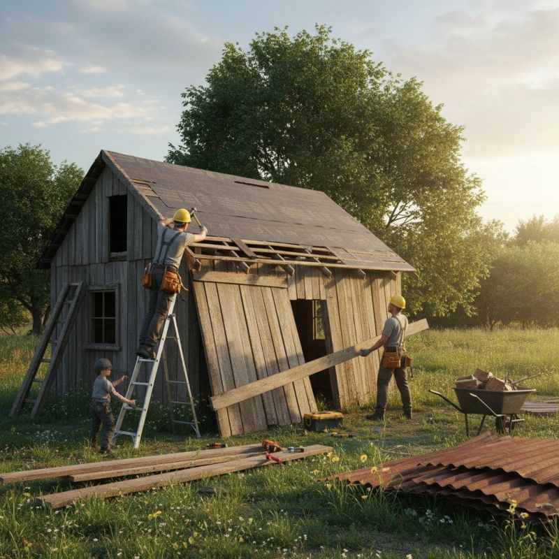 Wood Shed Repair in Alpharetta, GA